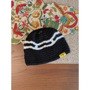 Corteiz Big Crochet Knit Skull Cap Beanie Black White FW23 Crtz.xyz Embroidered